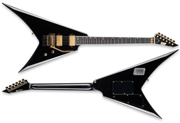 ESP USA  V-II FR Sapphire Black Metallic  6-String Electric Guitar 2024